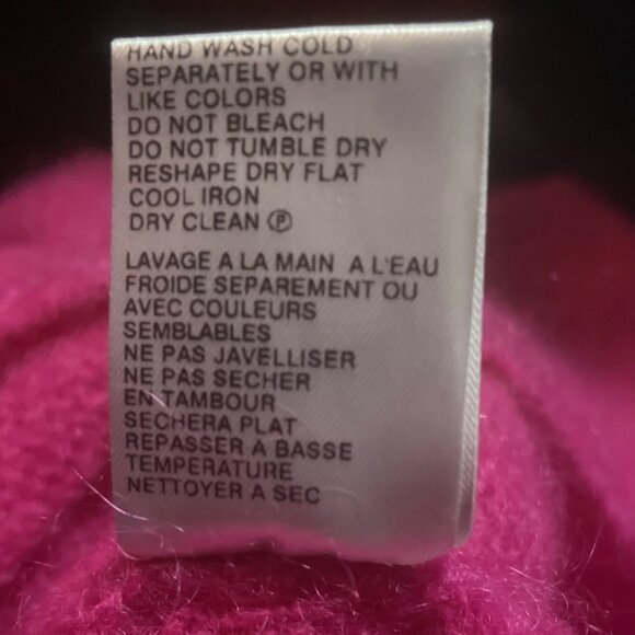 Pristine Vintage Mohair/Wool Sweater -- Oversized Medium -- Made in Italy - Picture 7 of 8